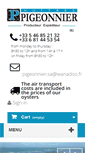 Mobile Screenshot of huitrespigeonnier.com